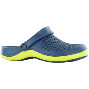 Blackfox Clog Sun, anisgrün/blau, Gr. 41/42, ideal für Gartenarbeit und Freizeit.