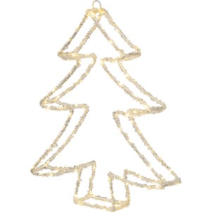 LED-Silhouetten-Figur Tannenbaum 43 cm Transparent