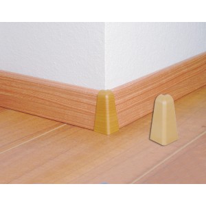 Living by Haro Außenecken Gold, 2er-Set für Laminat- und Parkett-Sockelleisten.