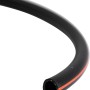 Schwarzer Fitt Solarschlauch Professional 13 mm mit roter Markierung, Meterware.