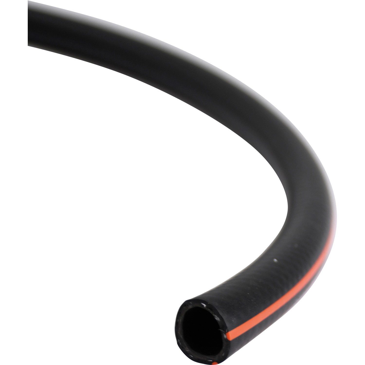 Schwarzer Fitt Solarschlauch Professional 13 mm mit roter Markierung, Meterware.