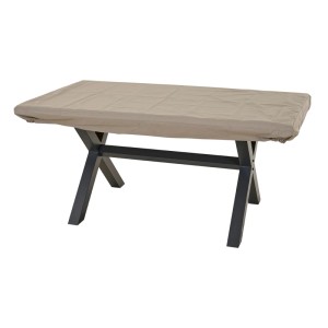 Beige Siena Garden Schutzhülle für rechteckigen Tisch, 160x100x15 cm.