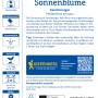 Kiepenkerl Sonnenblume Samtkönigin Rot, Blumensamen-Packung mit Infos zu Aussaat und Pflege.