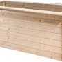 Naturbelassenes Weka Hochbeet Herba aus Fichtenholz, 205x80x81cm, ideal für Gemüse und Kräuter.