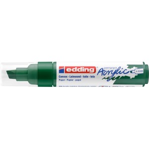 Edding 5000 Acrylmarker in Moosgrün mit breiter Keilspitze.