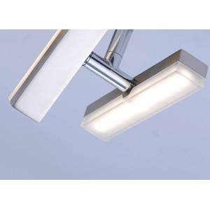 Moderner LED-Spot „Rico“ im 2er-Set aus Stahl. Verstellbare Leuchten für gezielte Beleuchtung.