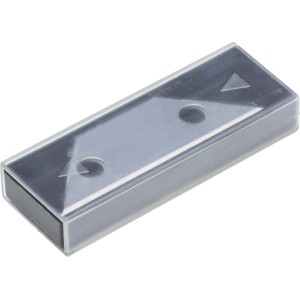 LUX Ersatzklingen 0,63 mm für Teppichmesser, im transparenten Aufbewahrungsbehälter.