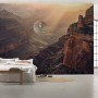 Vlies Fototapete Grand Wonder mit Canyon-Motiv im Schlafzimmer, 450x280 cm.