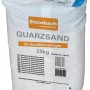 Sack Steinbach Quarzfiltersand, 25 kg, Körnung 0,7-1,2 mm, für Sandfilteranlagen.