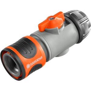 Gardena Regulierstopp für Schlauch: Anschlussstück zum Regeln und Stoppen des Wasserdurchflusses.