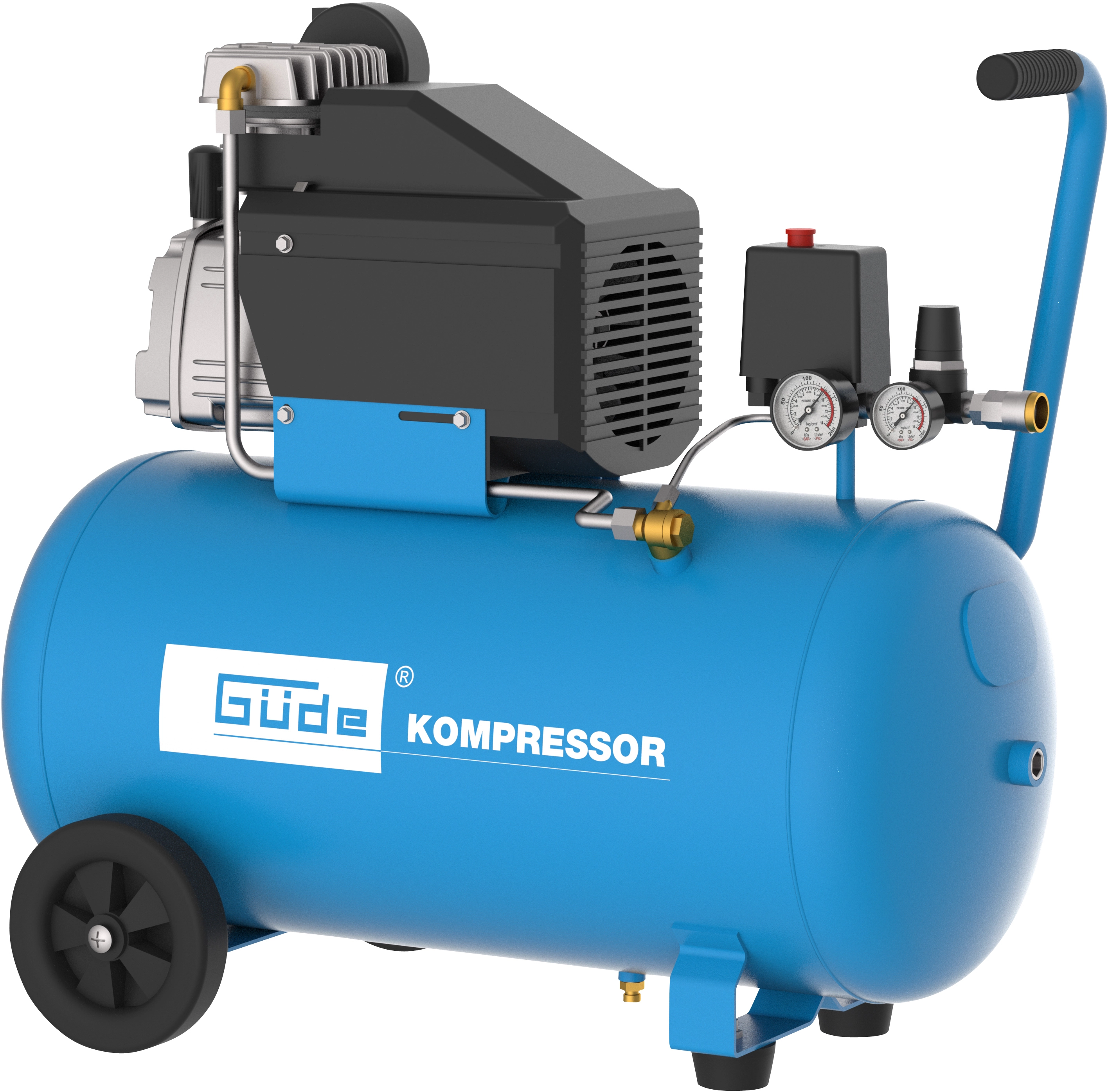 Güde Kompressor-Set 301/10/50 Motorleistung 1,8 kW 12-teilig