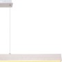 Moderne LED-Pendelleuchte Verena in Nickel matt, dimmbar und mit Memoryfunktion.