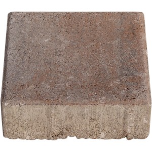 Pflasterstein Modern Antik Muschelkalk-Schattiert, gerumpelt, 15x15x5 cm.