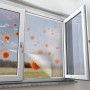 Anthrazitfarbenes Pollenschutznetz am Fenster, 130x150 cm, schützt vor Pollen.