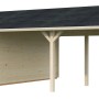 Palmako Garage Roger mit Sektionaltor 953 x 550 cm Naturbelassen FSC®_7