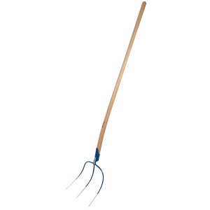 Sonneck Grasgabel mit 3 Zinken und Eschenstiel, geeignet für Heu und Siloballen.