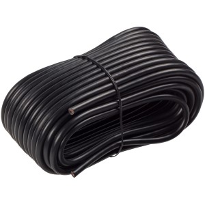 Schwarzes OBI Fahrzeugkabel, 10 m lang, 1,5 mm² Querschnitt, für Autoelektrik.