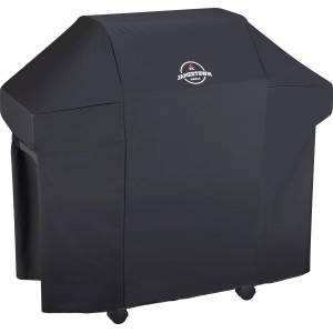 Schwarze Jamestown Wetterschutzhülle für Kane 3 Brenner Gasgrill.