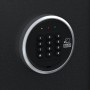 Detailaufnahme: Basi Elektronik Tresor EMT 380 mit Zahlencodefeld.