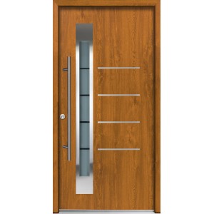 Splendoor Thermospace Haustür Berlin Prime Golden Oak 210x100 cm L
