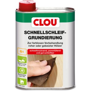 Clou Schnellschleif-Grundierung Transparent 250 ml