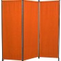 Angerer Paravent, 3-teilig, Terracotta. Sichtschutz für Garten & Balkon.