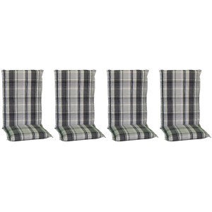 Beo Sitzauflage Hochlehner Atika 4er-Set Karo Beige