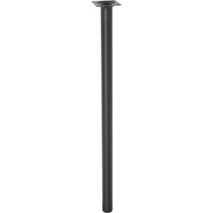 Wagner Möbelbein Telescope Ø 3 cm Justierbar 60 cm - 90 cm Schwarz-Matt