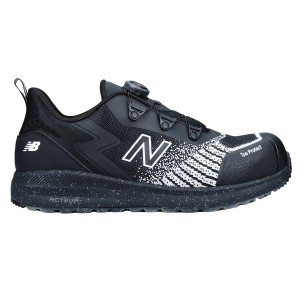 New Balance Sicherheitsschuh Speedware BOA, schwarz-weiß, Gr. 40. Arbeitsschuh mit Drehrad-Verschluss.