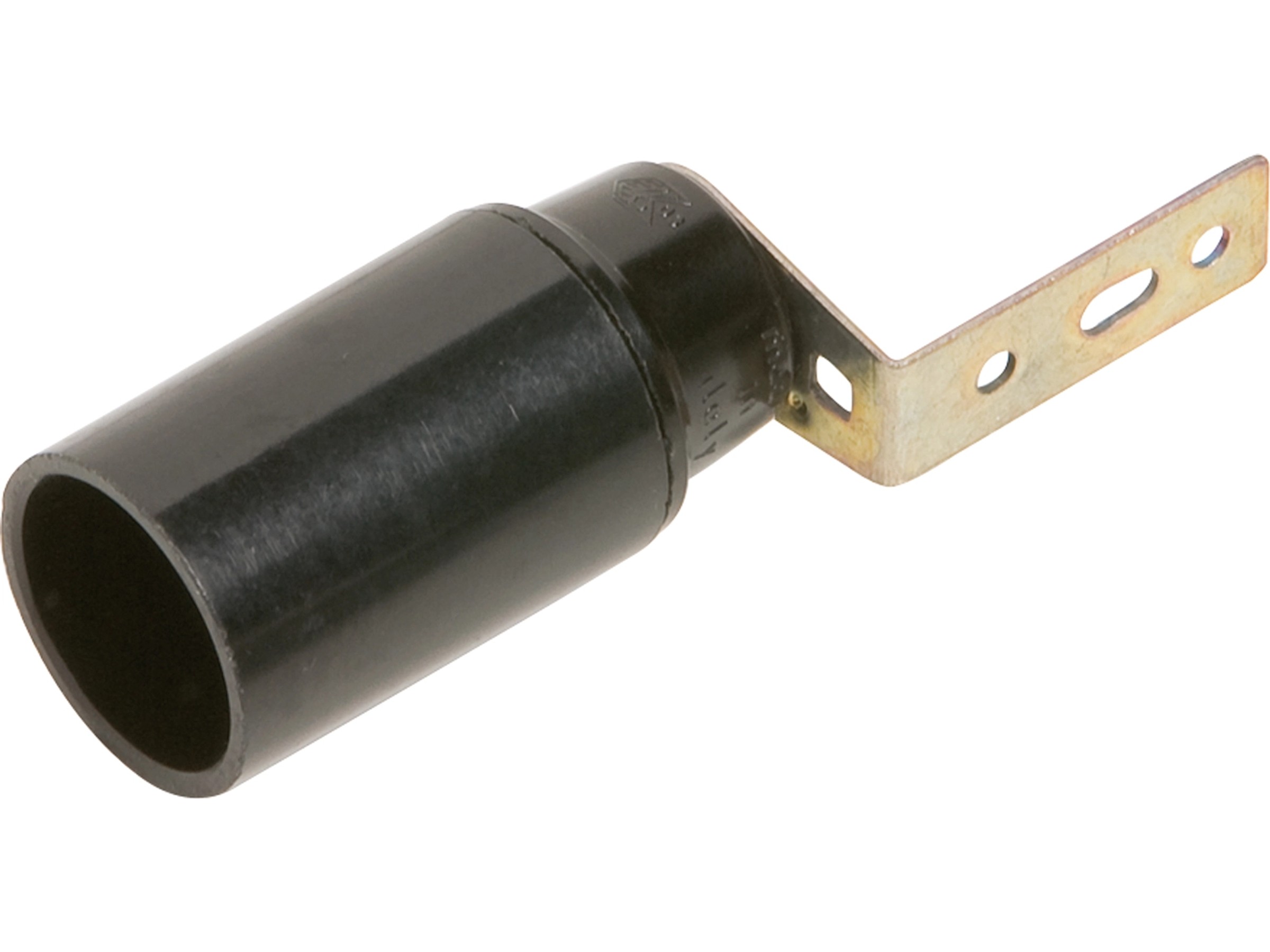 Silver Electronics Lampenfassung E14 Schwarz – Aus Bakelit, Für LED- & Glühlampen