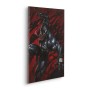 Komar Keilrahmenbild Marvel Venom Symbiont Rot, Leinwandbild mit Comic-Motiv für Kinder- und Schlafzimmer.