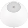 Weiße, runde Reality LED-Tischleuchte Ricardo, dimmbar, Ø 13,5 cm.