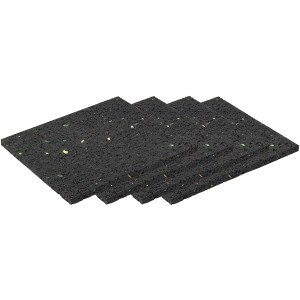 Las Antirutsch-Pads, 4er-Set, 10x10 cm, aus Gummi zur Ladungssicherung im Auto.