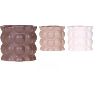 Keramik-Übertopf "Cotton Sand" Farbenauswahl Topf-Ø ca. 9 cm