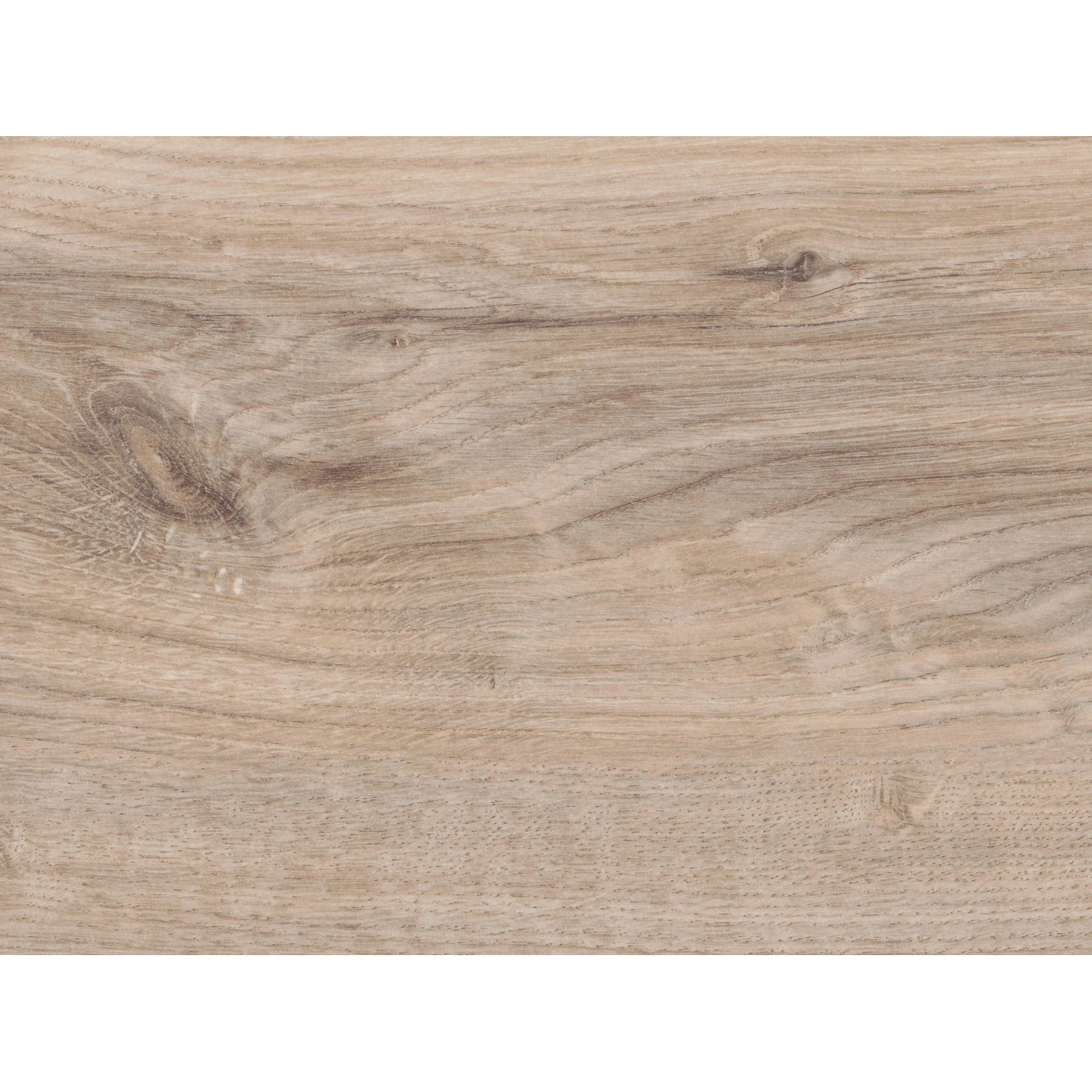 Laminatboden Comfort Eiche Natur, Detailansicht der Holzstruktur und Maserung.