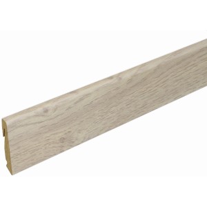 Sockelleiste FU147H Fjells Eiche Dekor, MDF-Leiste mit Clip-System und Kabelkanal.