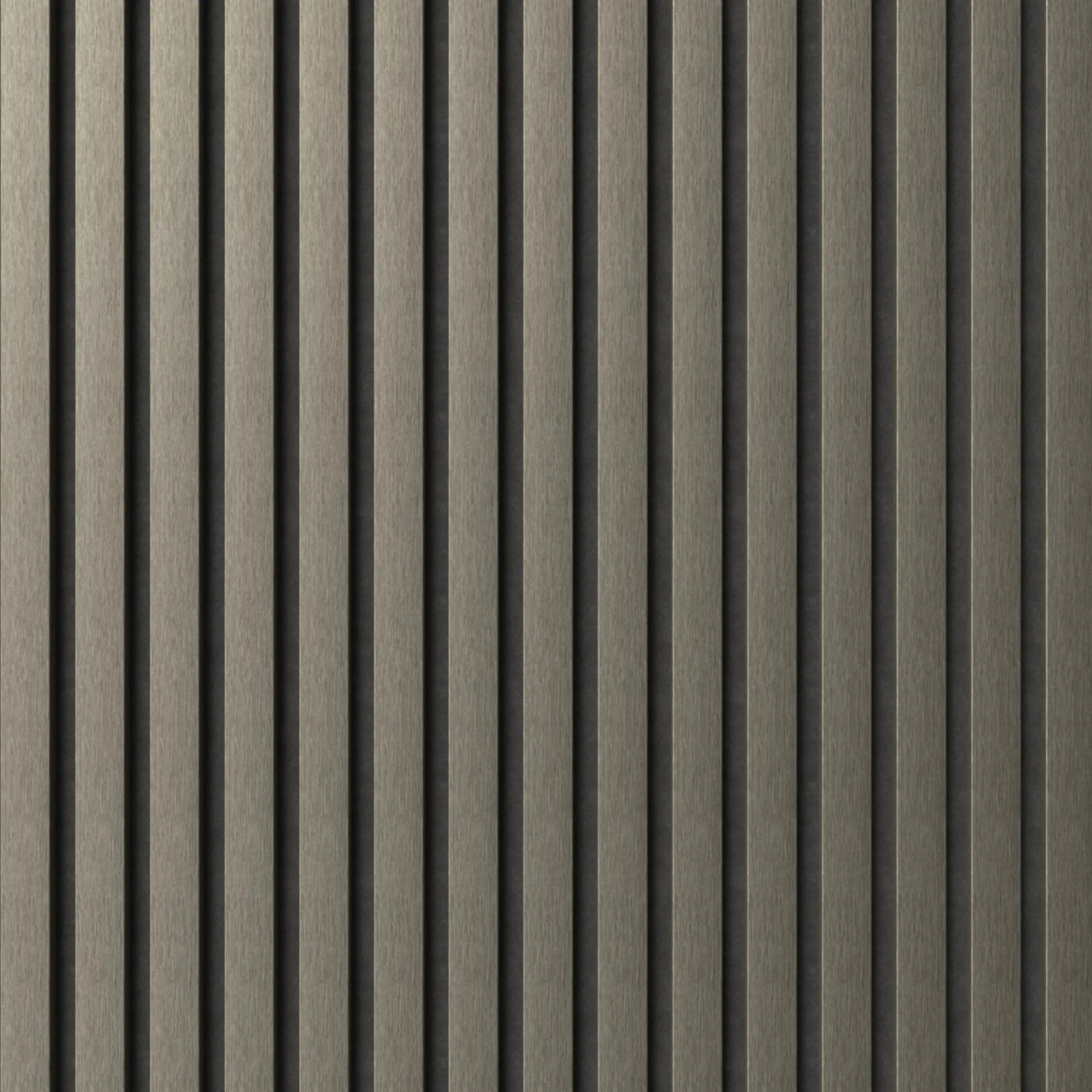 Denpanels Akustikpaneel in Silber Metalloptik, 60x240cm, zur Wand- und Deckenmontage.