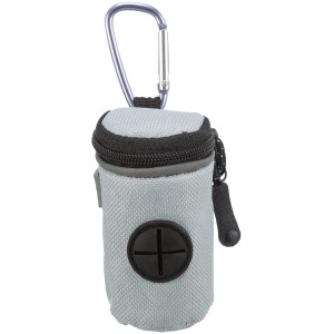 Jollypaw Beutelspender aus Polyester, rund und sortiert, mit Karabinerhaken.