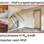 Splendoor Wohnungseingangstür BARI ACOUSTIC RC2 Anthrazit: Schallschutz, Sicherheit, Wärmedämmung.
