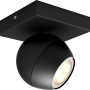 Schwarzer Philips Hue LED Spot Buckram mit Dimmer, 250 lm, White Ambiance.