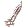 Treppe Lindos Pro Buche Gew. R 80 cm Design-Geländer-Holzstäbe FSC®