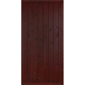 Sichtschutzzaunelement Oxford Braun lackiert 180 cm x 90 cm