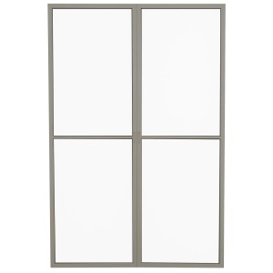 Palram Canopia Fliegengittertür, anthrazit, für Garda/Ledro/San Remo Terrassenüberdachung.