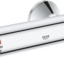 Grohe Grohtherm 1000 Thermostat-Brausebatterie in Chrom für die Wandmontage.