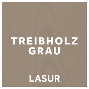 Bondex Holzlasur Treibholz Grau, Farbton auf Holz dargestellt.