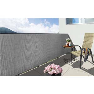 Floraworld Sichtschutz Premium Plus 90 cm x 300 cm Beton