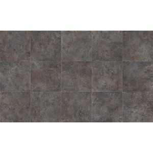 Andiamo PVC-Belag Fliesenoptik 588 Stellar 200 cm Anthrazit Meterware