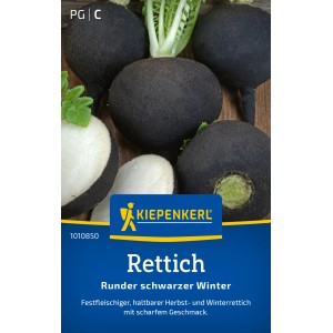 Kiepenkerl Rettich "Runder schwarzer Winter"