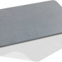 Graue Wenko Badematte Simi, 60x39 cm, aus Kieselgur mit Anti-Rutsch-Netz für sicheren Stand im Badezimmer.