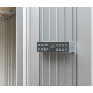 Biohort Türkorb für Gerätehaus 37 cm x 10 cm x 9,5 cm Metall 2 Stück